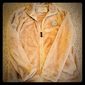 Ivory Ella Fuzzy Jacket